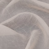 Wrinkled Drapery Sheer Fabric - Shell - British Imported
