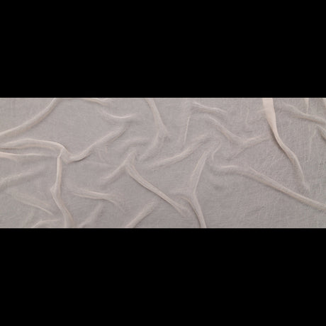 Wrinkled Drapery Sheer Fabric - Shell - British Imported