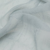 Wrinkled Drapery Sheer Fabric - Sky - British Imported
