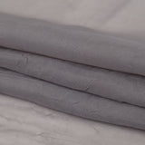 Wrinkled Drapery Sheer Fabric - Smoke - British Imported