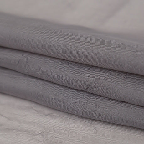 Wrinkled Drapery Sheer Fabric - Smoke - British Imported