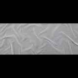 Wrinkled Drapery Sheer Fabric - Snow - British Imported
