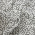 Chenille Jacquard - Mist Leafy Willow - British Imported