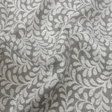 Chenille Jacquard - Mist Leafy Willow - British Imported