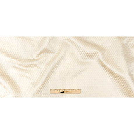 Drapery Jacquard - Champagne Diamond Quilted - British Imported