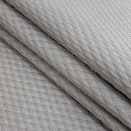 Drapery Jacquard - Graphite Diamond Quilted - British Imported