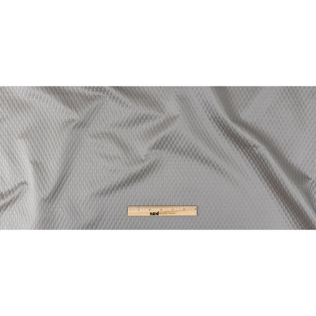 Drapery Jacquard - Graphite Diamond Quilted - British Imported