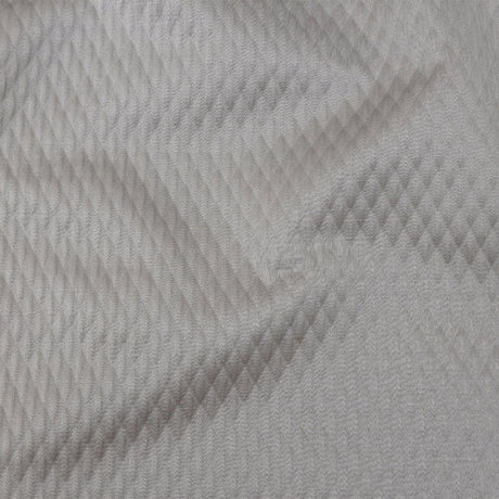 Drapery Jacquard - Graphite Diamond Quilted - British Imported