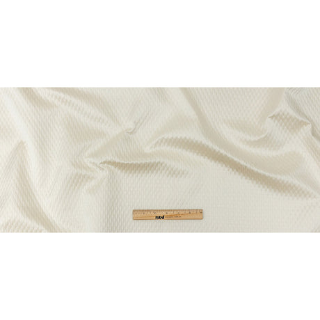 Drapery Jacquard - Ivory Diamond Quilted - British Imported