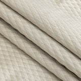 Drapery Jacquard - Taupe Diamond Quilted - British Imported