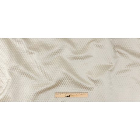 Drapery Jacquard - Taupe Diamond Quilted - British Imported