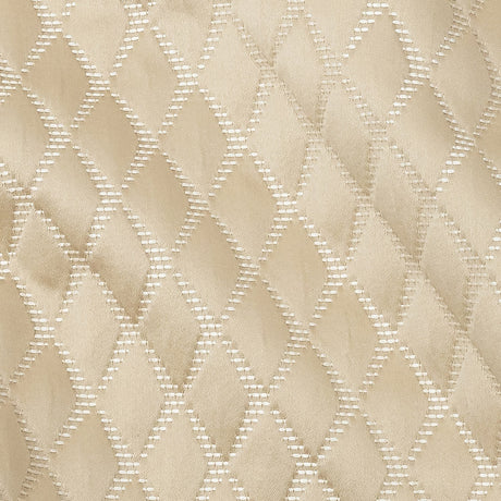 Satin-Faced Jacquard - Gold Shadow Diamonds - British Imported