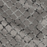 Drapery Jacquard - Graphite Moroccan Quatrefoil - British Imported