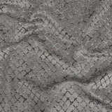 Drapery Jacquard - Graphite Moroccan Quatrefoil - British Imported