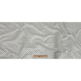 Drapery Jacquard - Platinum Moroccan Quatrefoil - British Imported