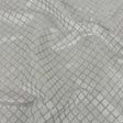 Drapery Jacquard - Platinum Moroccan Quatrefoil - British Imported