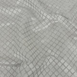 Drapery Jacquard - Platinum Moroccan Quatrefoil - British Imported