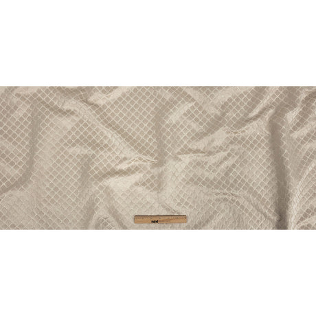 Drapery Jacquard - Taupe Moroccan Quatrefoil - British Imported