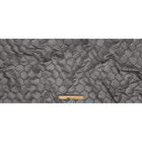 Satin-Faced Drapery Jacquard - Graphite Ogees - British Imported