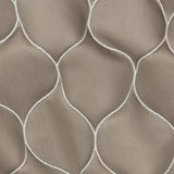 Satin-Faced Drapery Jacquard - Taupe Ogees - British Imported