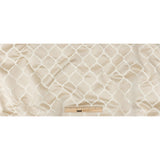 Satin-Faced Jacquard - Champagne Moroccan Quatrefoil - British Imported