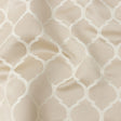 Satin-Faced Jacquard - Champagne Moroccan Quatrefoil - British Imported