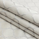 Satin-Faced Jacquard - Fawn Moroccan Quatrefoil - British Imported