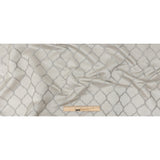 Satin-Faced Jacquard - Fawn Moroccan Quatrefoil - British Imported