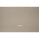 Satin-Faced Jacquard - Pewter Moroccan Quatrefoil - British Imported