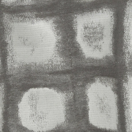 Drapery Jacquard - Graphite Painterly Squares - British Imported