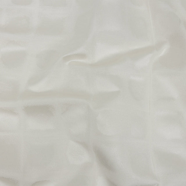 Drapery Jacquard - Ivory Painterly Squares - British Imported