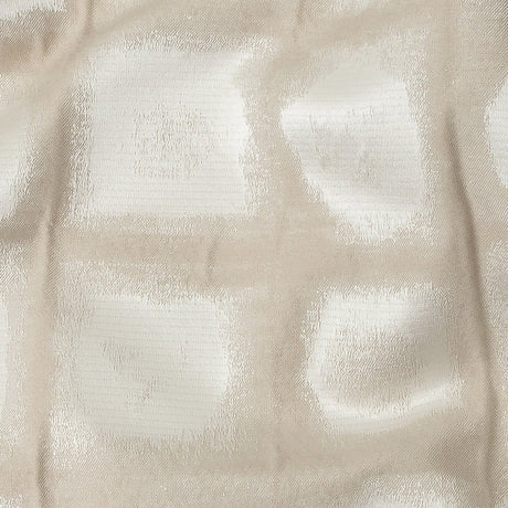 Drapery Jacquard - Oyster Painterly Squares - British Imported