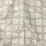 Drapery Jacquard - Oyster Painterly Squares - British Imported