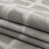 Drapery Jacquard - Pewter Painterly Squares - British Imported