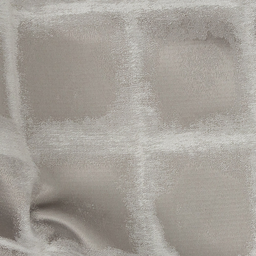 Drapery Jacquard - Pewter Painterly Squares - British Imported