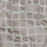 Drapery Jacquard - Pewter Painterly Squares - British Imported