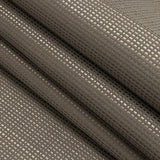 Satin-Faced Jacquard - Mole Little Squares - British Imported