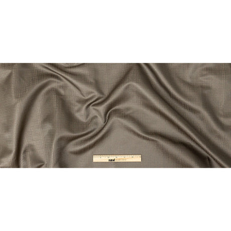 Satin-Faced Jacquard - Mole Little Squares - British Imported