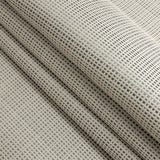 Satin-Faced Jacquard - Pewter Little Squares - British Imported