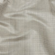 Satin-Faced Jacquard - Pewter Little Squares - British Imported