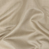 Satin-Faced Jacquard - Taupe Little Squares - British Imported
