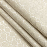 Polyester Jacquard - Champagne Honeycombs - British Imported