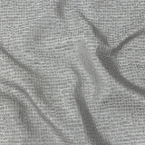 Polyester Jacquard - Graphite Grid - British Imported