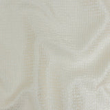 Polyester Jacquard - Ivory Grid - British Imported