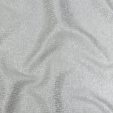 Polyester Jacquard - Platinum Grid - British Imported