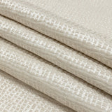 Polyester Jacquard - Taupe Grid - British Imported
