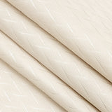 Drapery Jacquard - Champagne Flowing Leaves - British Imported