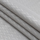 Drapery Jacquard - Graphite Flowing Leaves - British Imported