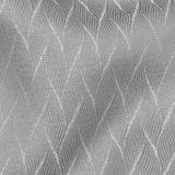 Drapery Jacquard - Graphite Flowing Leaves - British Imported