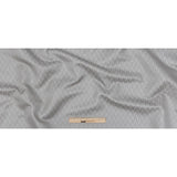 Drapery Jacquard - Graphite Flowing Leaves - British Imported